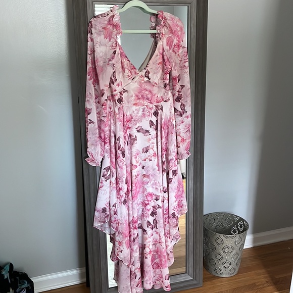 Sau Lee Georgia long sleeve midi dress - Picture 4 of 5